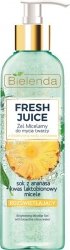 Bielenda Fresh Juice Żel micelarny rozświetlający z wodą cytrusową Ananas 190g