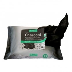 Detox Face Cleansing Wipes with Active Charcoal, Beauty Formulas