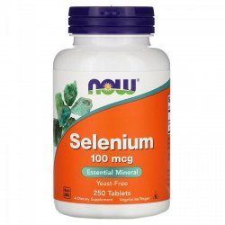 Selenium 100 mcg, Now Foods, 250 tablets