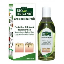 Growout Hair Oil for Fuller, Thicker & Healthier Hair, Indus Valley