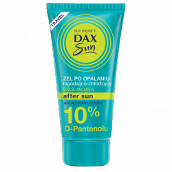 Dax Sun Żel po opalaniu łagodząco-chłodzący 10% D-Pantenolu travel-50ml