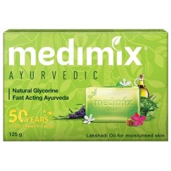 Medimix Herbal Handmade Ayurvedic Soap with Natural Glycerine With Lakshadi Oil for Dry Skin