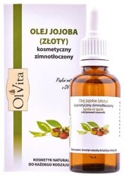 Jojoba Oil (Golden), Cold pressed, Olvita, 50ml