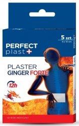 Plaster Rozgrzewający z Imbirem Ginger Forte Perfect Plast, 6 x 10 cm 5 szt.