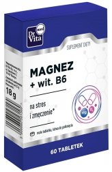Magnez i Witamina B6, DR.VITA, 60 tabletek