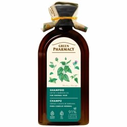 GREEN PHARMACY Szampon do włosów normalnych Pokrzywa i Olej łopianowy 350 ml