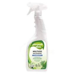 Wielozadaniowy spray czyszczący z dodatkiem aktywnego tlenu, mięta i eukaliptus, Pierpaoli Ekos, 750ml
