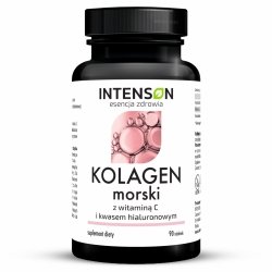 Kolagen Morski + Hialuron + Witamina C, Intenson, 90 tabletek