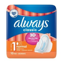 Always podpaski normal ze skrzydełkami, opakowanie 10 sztuk