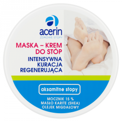 Acerin Maska-krem do stóp intensywna kuracja regenerująca, 125 ml
