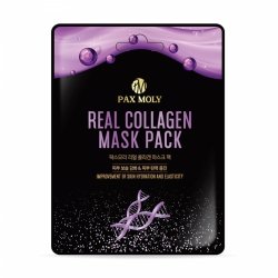 Odżywczo-ujędrniająca maska w płachcie do twarzy z kolagenem i komórkami macierzystymi żeń-szenia, Pax Moly, 25 ml