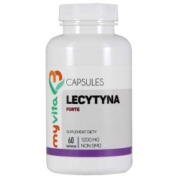Lecytyna Forte 1200mg, Myvita, 60 kapsułek