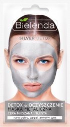 Bielenda Silver Detox Maska Metaliczna oczyszczająca - cera mieszana i tłusta  8g