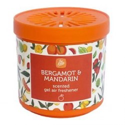 Żelowy odświeżacz powietrza Pan Aroma Pure Bergamot & Mandarin, 190g