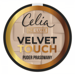 Celia De Luxe Puder w kamieniu Velvet Touch nr 104 Sunny beige