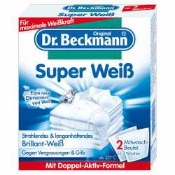Saszetki Wybielające Super Weiss, Dr. Beckmann, 2x40g