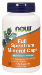 Full Spectrum Minerals, NOW Foods, 120 kapsułek