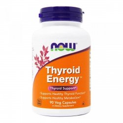 Thyroid Energy, Wsparcie Tarczycy, NOW Foods, 90 kapsułek