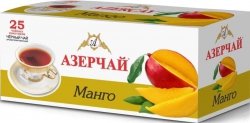 Czarna herbata z aromatem mango AZERCAY, 25 torebek