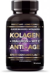 Kolagen Tabletki + Hialuron + Witamina C Anti-age, Intenson, 45g