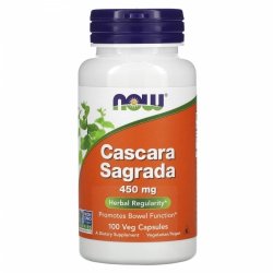 Cascara Sagrada 450mg, NOW Foods, 100 kapsułek