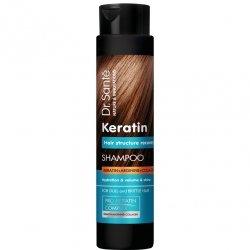 Шампунь для волос Восстановление структуры Dr.Sante Keratin, 250мл