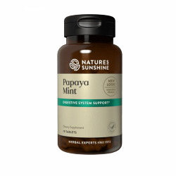Papaya Mint, Nature's Sunshine, 70 tabletek
