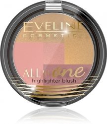 Eveline All-in-One Highlighter Blush Róż-mozaika rozświetlający nr 03  6.5g