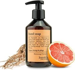 Aromatyczne Mydło w płynie Czerwona pomarańcza i  Wetiweria, Jean&Len, 250ml