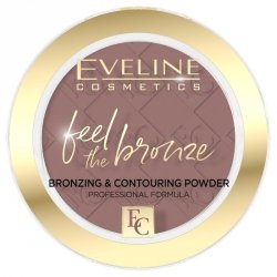 Eveline Feel The Bronze Puder brązująco-konturujący nr 02 Chocolate Cake 4g