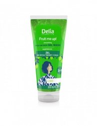 DELIA COSMETICS Fruit Me Up! Wygładzający Żel do mycia twarzy i ciała 2w1 - Limonka  200ml