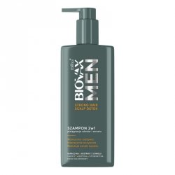 L`BIOTICA Biovax Men Szampon 2w1 do pielęgnacji włosów i zarostu - Detox 200 ml