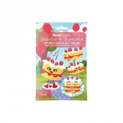 FACE FACTS Printed Maseczka odświeżająca w płachcie – Strawberry Shortcake 20 ml