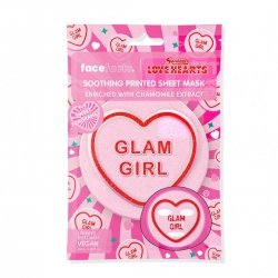 FACE FACTS Maska w płachcie Swizzels Love Hearts Glam Girl 20 ml