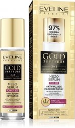 EVELINE Gold Peptides Mezo-serum aktywujące młodość skóry 3w1 (moc 200) 30 ml