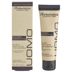 Nawilżający fluid do twarzy i brody, L’Erboristica Uomo, 50ml