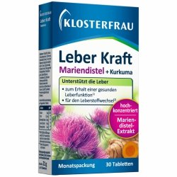Klosterfrau Liver Power - Suplement diety na Wątrobę, 30 tabletek