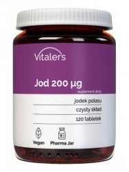 Jod 200 mcg, Vitaler's, 120 tabletek