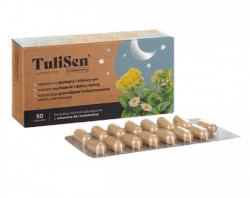 TuliSen, preparat uspokajający i ułatwiający zasypianie, 30 kapsułek