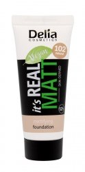 DELIA It`s Real Matt Podkład matujący odżywczo-nawilżający 102 Natural