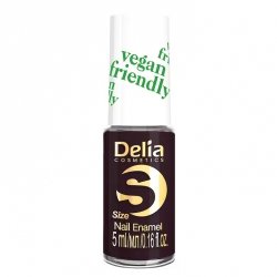 Delia Cosmetics Vegan Friendly Emalia do paznokci Size S nr 225 Black Berry  5ml