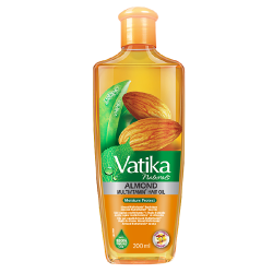 Миндальное мультивитаминное+ масло для волос, Dabur Vatika Naturals, 200мл