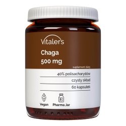 Chaga (Błyskoporek podkorowy) 500 mg, Vitaler's, 60 kapsułek