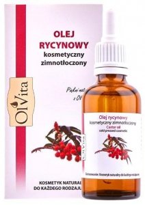 Olej Rycynowy, Zimnotłoczony, Olvita, 50ml - KRÓTKA DATA 