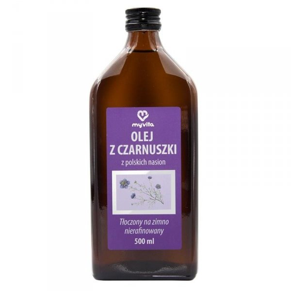 Black Cumin Oil, 100% Natural, Myvita