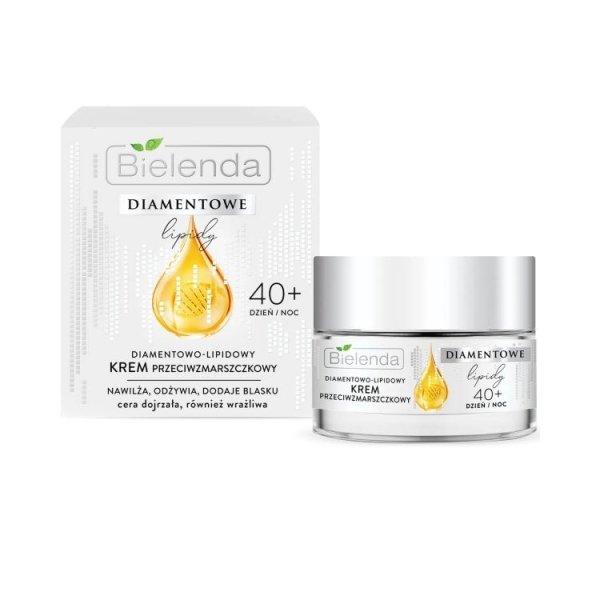 Bielenda Diamentowe Lipidy 40+ Diamentowo-Lipidowy Krem przeciwzmarszczkowy na dzień i noc 50ml