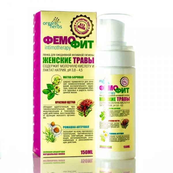 Femofit Intimate Foam Wash, 150ml