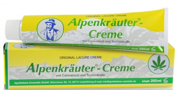 Alpine Herbs Cream with Devil's Claw, Alpenkrauter