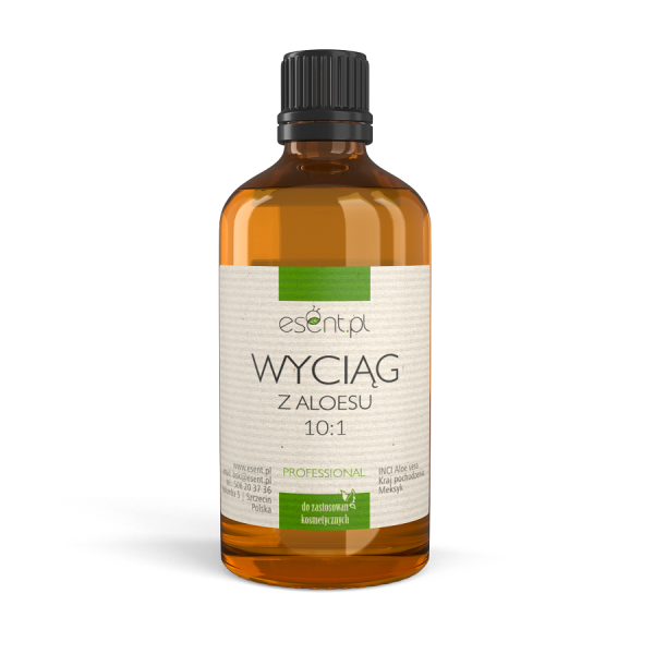 Aloe Extract, Gel, 10: 1, Esent, 100ml
