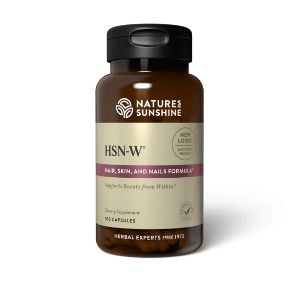 Włosy, Skóra, Paznokcie - HSN-W (Hair Skin Nails), Nature's Sunshine, 100 kapsułek
